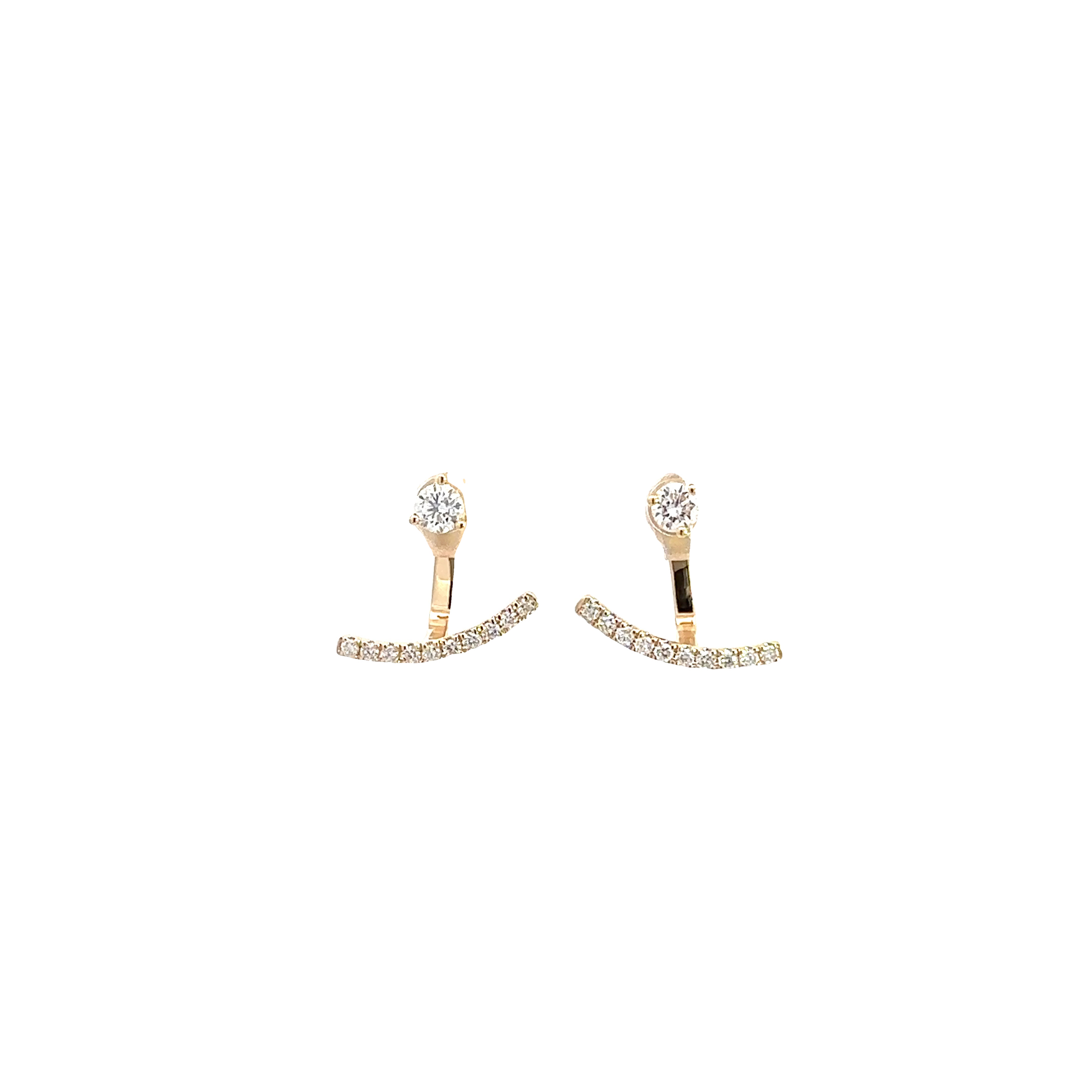 Diamond Stud Earring Jackets - Diamond Eye Designs